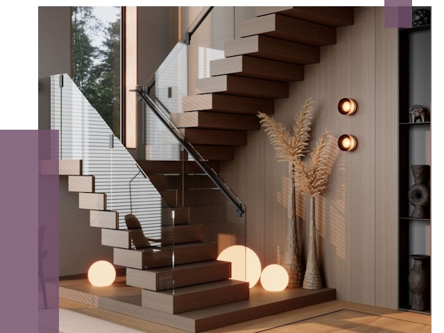 Изготовление и монтаж лестниц в Дагестанских Огнях от 87746 руб. | ПРОЛЁТ-Дгс