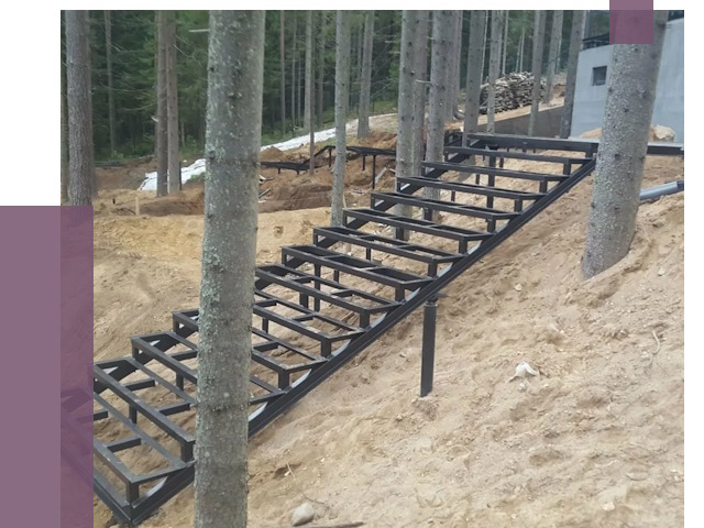 Монтаж металлических лестниц в Дагестанских Огнях от 13678 руб. 