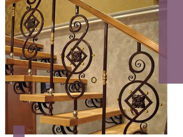 Изготовление кованых лестниц под ключ в Дагестанских Огнях