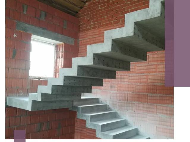 Бетонные лестницы под ключ в Дагестанских Огнях: монтаж, демонтаж, ремонт