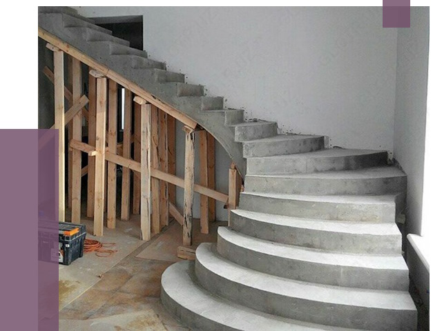 Изготовление бетонных лестниц под ключ в Дагестанских Огнях от 20130 руб. | ПРОЛЁТ-Дгс