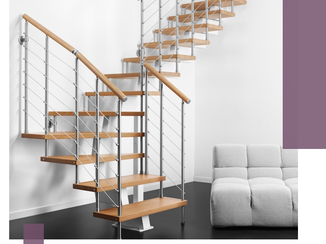 Модульные лестницы под ключ в Дагестанских Огнях — монтаж и изготовление