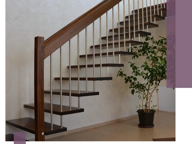 Лестницы на больцах под ключ в Дагестанских Огнях – изготовление и монтаж