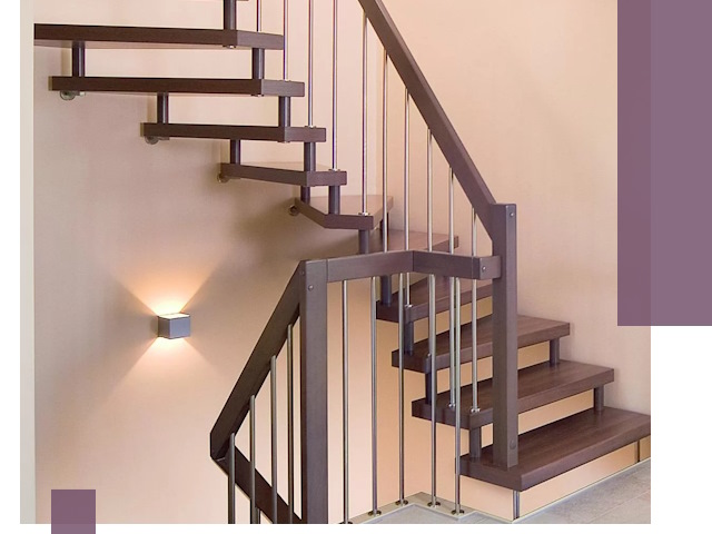 Изготовление лестниц на больцах в Дагестанских Огнях под ключ