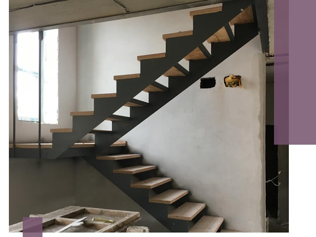 Изготовление лестниц на металлокаркасе в Дагестанских Огнях от производителя