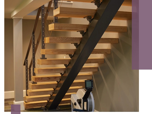 Лестницы на монокосоурах под ключ в Дагестанских Огнях - изготовление и монтаж