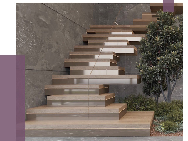 Современные лестницы в Дагестанских Огнях от 13936 руб. | ПРОЛЁТ-Дгс