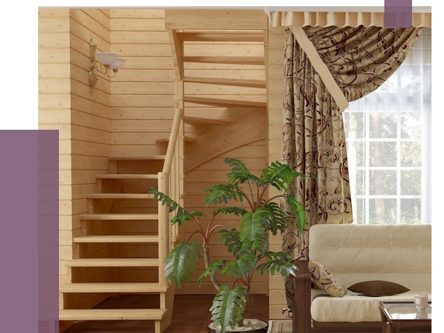 Лестницы для дачи в Дагестанских Огнях от 76648 руб.  | ПРОЛЁТ-Дгс