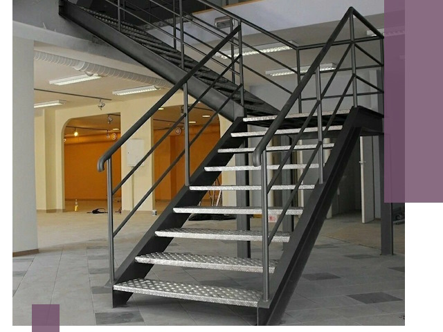 Лестницы для офиса в Дагестанских Огнях: изготовление, монтаж, демонтаж