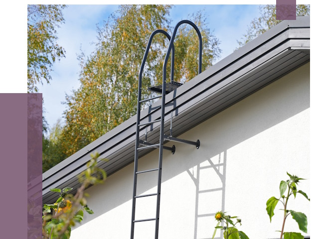 Лестницы на крышу в Дагестанских Огнях от 19304 руб. — монтаж и монтаж ПРОЛЁТ-Дгс