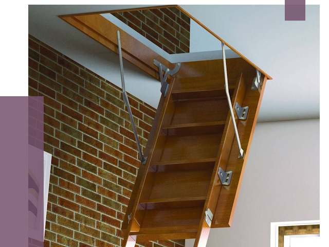 Установка чердачной лестницы в Дагестанских Огнях от 7897 руб. | ПРОЛЁТ-Дгс