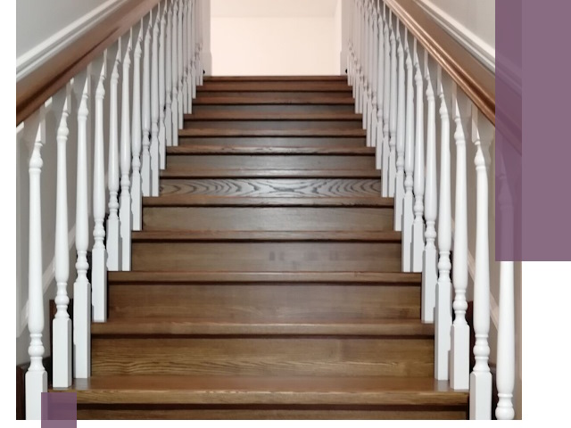 Лестницы из ясеня на заказ в Дагестанских Огнях — изготовление и монтаж