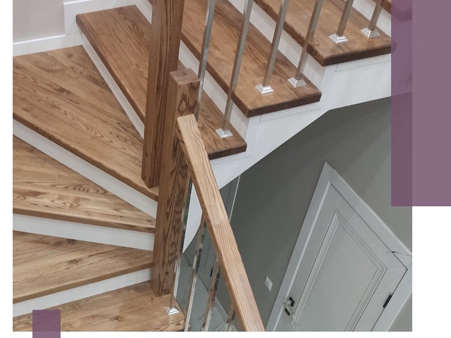 Обшивка металлических лестниц под ключ в Дагестанских Огнях