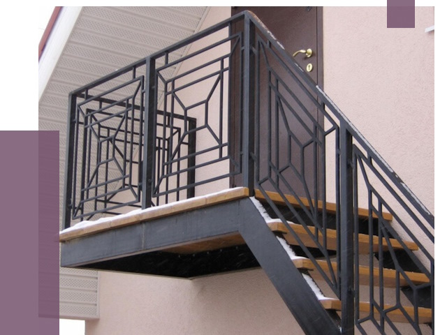 Металлические перила в Дагестанских Огнях от 4336 руб.  | ПРОЛЁТ-Дгс