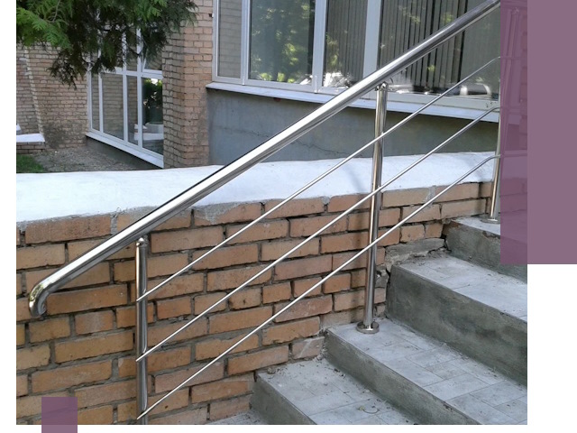 Перила из нержавеющей стали высокого качества в Дагестанских Огнях