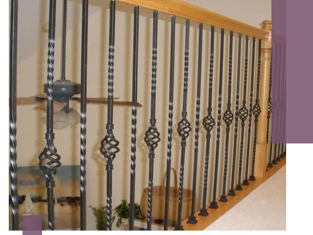 Изготовление и монтаж кованных перил в Дагестанских Огнях под ключ