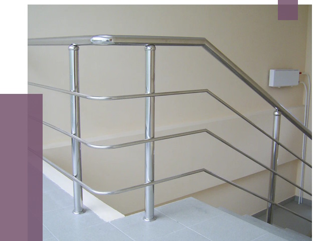 Алюминиевые перила в Дагестанских Огнях от 6400 руб. под ключ | ПРОЛЁТ-Дгс