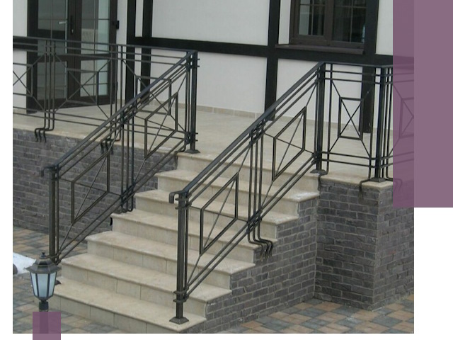 Перила для крыльца в Дагестанских Огнях — монтаж, изготовление и установка