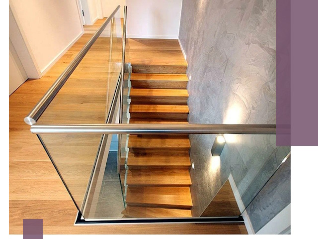 Перила для лестницы в доме — изготовление и монтаж в Дагестанских Огнях