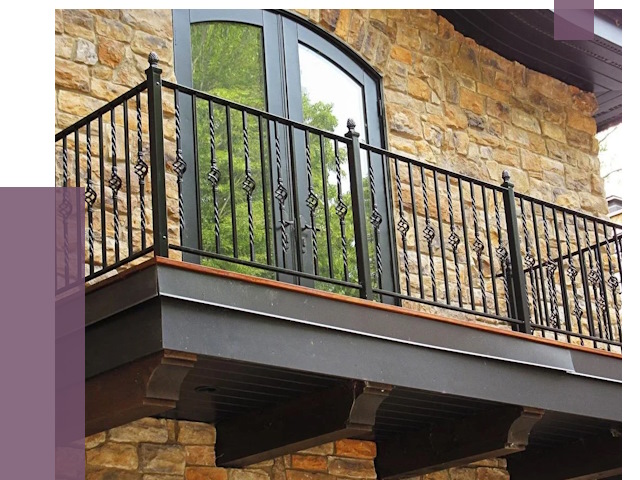 Балконные ограждения в Дагестанских Огнях от 8104 руб. — купить | ПРОЛЁТ-Дгс