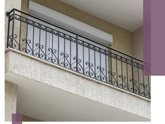 Балконные ограждения из металла и стекла в Дагестанских Огнях для домов