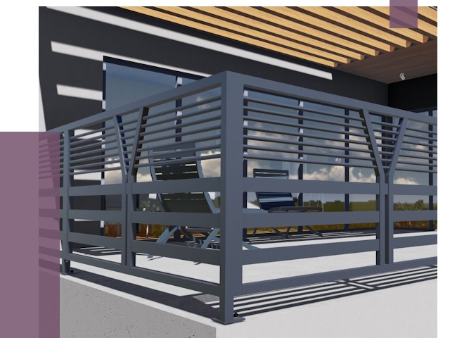 Изготовление балконных ограждений в Дагестанских Огнях от 10839 руб. | ПРОЛЁТ-Дгс