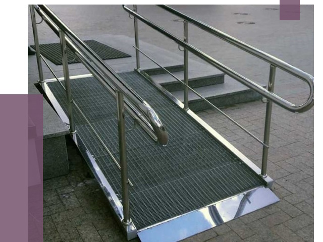 Монтаж пандусов для инвалидов в Дагестанских Огнях от 8692 руб. под ключ | ПРОЛЁТ-Дгс