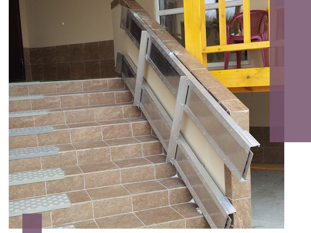 Откидные пандусы под ключ в Дагестанских Огнях — монтаж и демонтаж