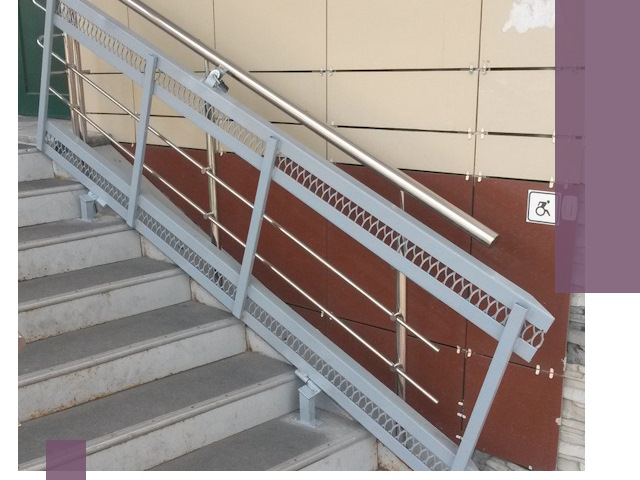 Изготовление откидных пандусов под ключ в Дагестанских Огнях