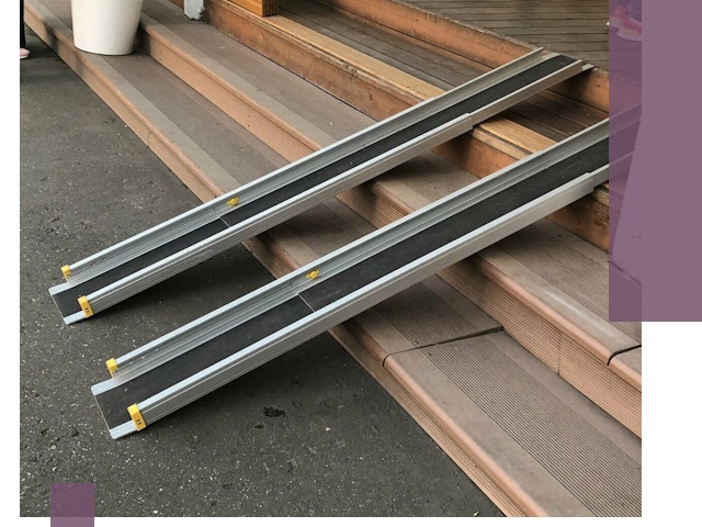 Телескопические пандусы под ключ в Дагестанских Огнях — изготовление и монтаж