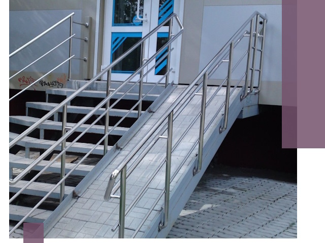 Пандус на крыльцо под ключ в Дагестанских Огнях: монтаж и изготовление