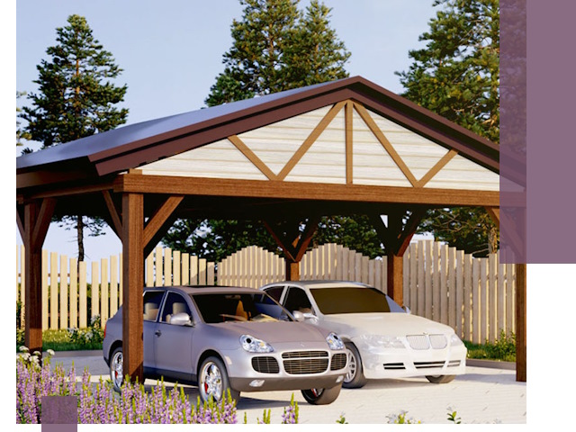 Навесы для автомобиля в Дагестанских Огнях — изготовление и монтаж