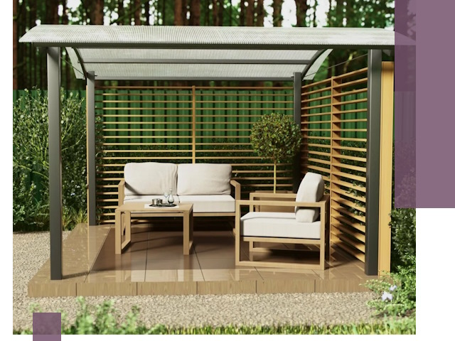 Навесы для дачи в Дагестанских Огнях: изготовление, монтаж и демонтаж