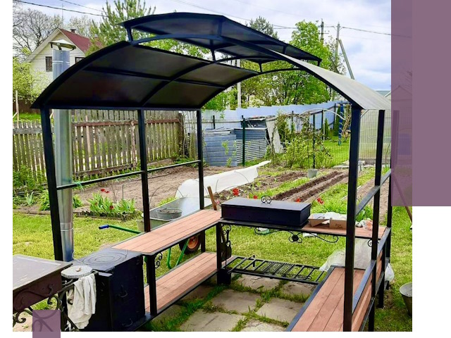 Навесы для барбекю в Дагестанских Огнях: изготовление, монтаж и демонтаж