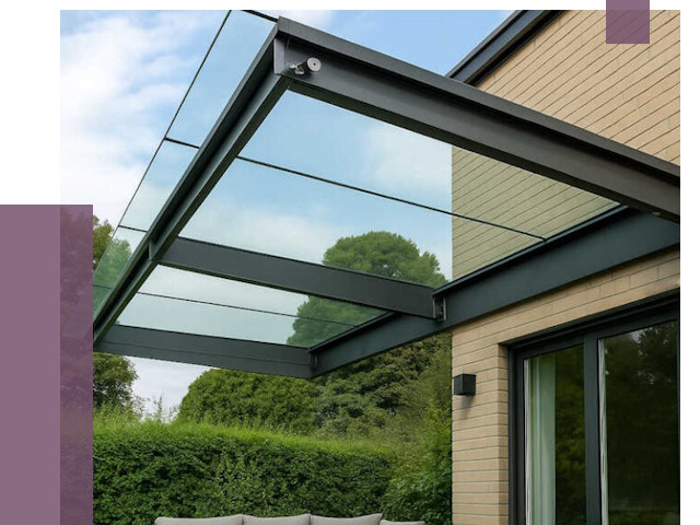 Стеклянные навесы и козырьки в Дагестанских Огнях от 12388 руб.