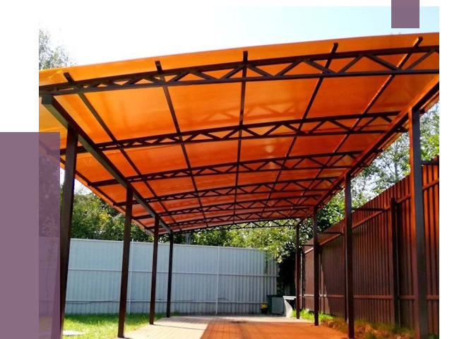 Односкатные навесы под ключ в Дагестанских Огнях от 13265 руб. 