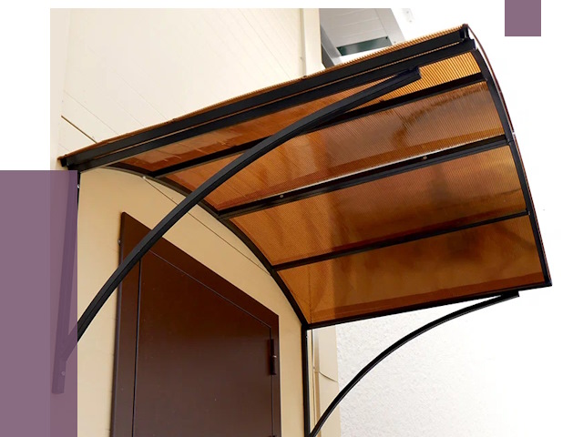 Недорогие козырьки в Дагестанских Огнях от 7660 руб.  | ПРОЛЁТ-Дгс