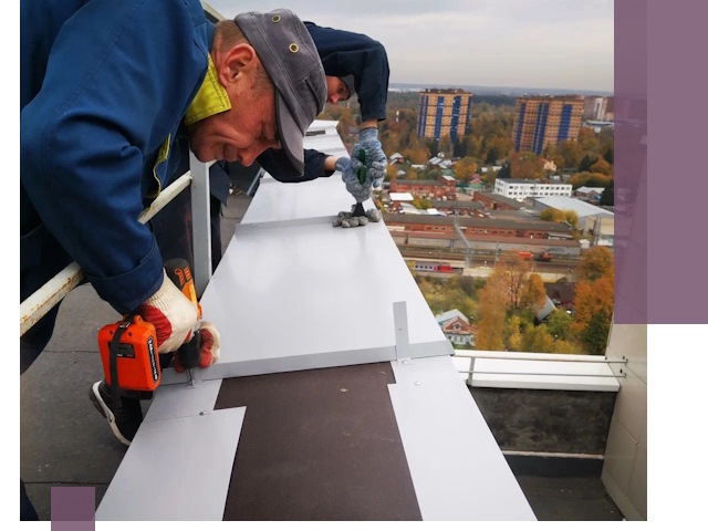 Монтаж парапетов в Дагестанских Огнях — установка прочных металлических ограждений