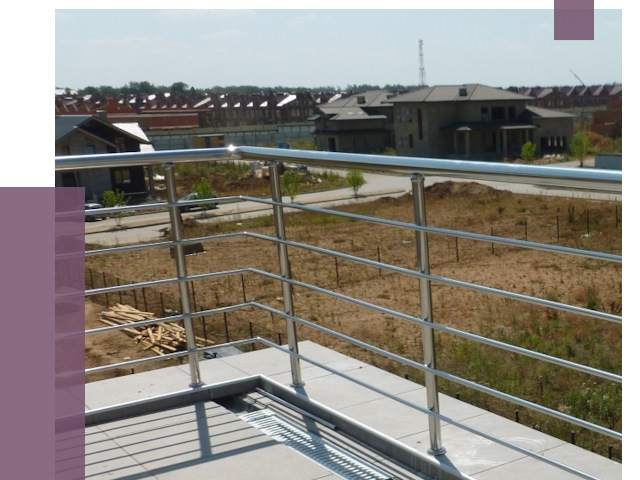 Парапеты из нержавеющей стали в Дагестанских Огнях от 8052 руб. за м² | ПРОЛЁТ-Дгс