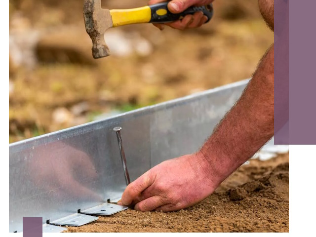 Монтаж металлических бордюров в Дагестанских Огнях быстро и качественно