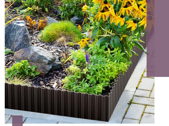 Металлические бордюры для клумб в Дагестанских Огнях — производство и монтаж