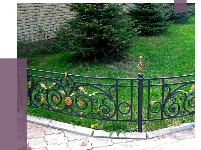 Кованые газонные ограждения в Дагестанских Огнях от 7691 руб. — ПРОЛЁТ-Дгс