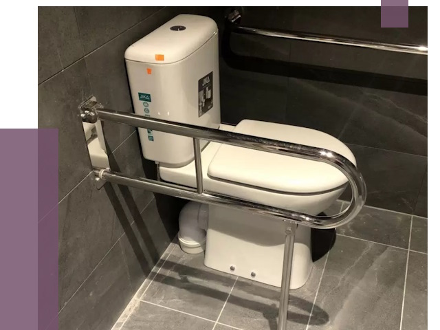 Поручни для санузлов в Дагестанских Огнях от 4336 руб.  | ПРОЛЁТ-Дгс